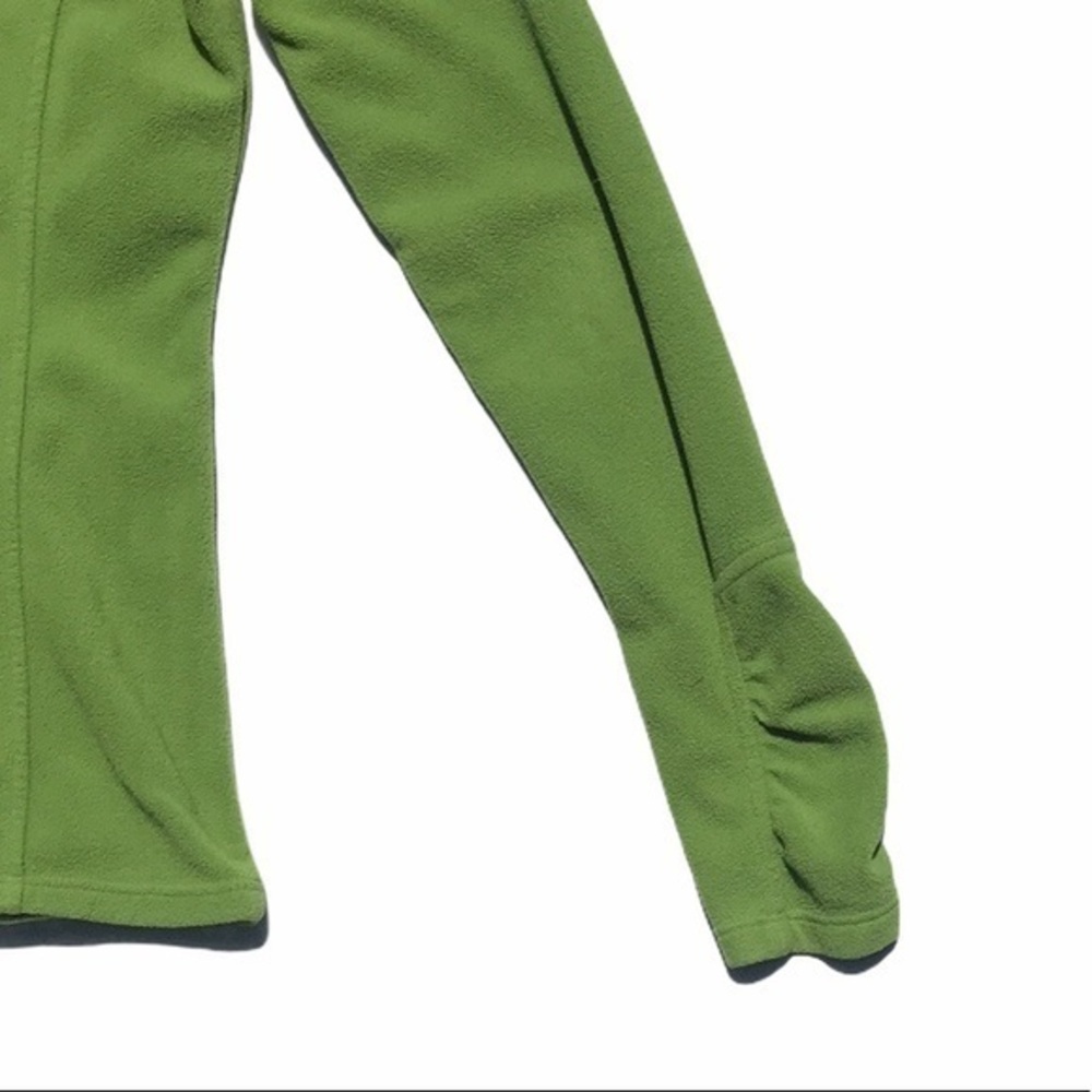 #10 ATHLETA. GREEN QUARTER ZIP FLEECE JACKET - Picture 9 of 11